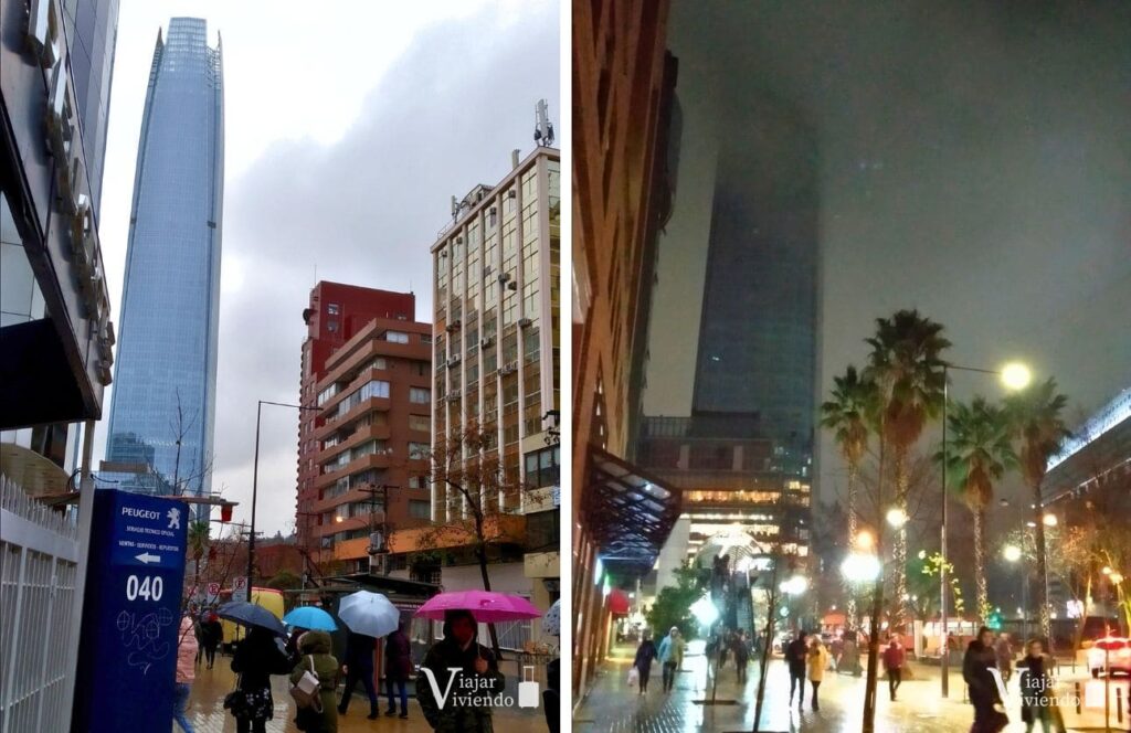 sky costanera en un dia lluvioso