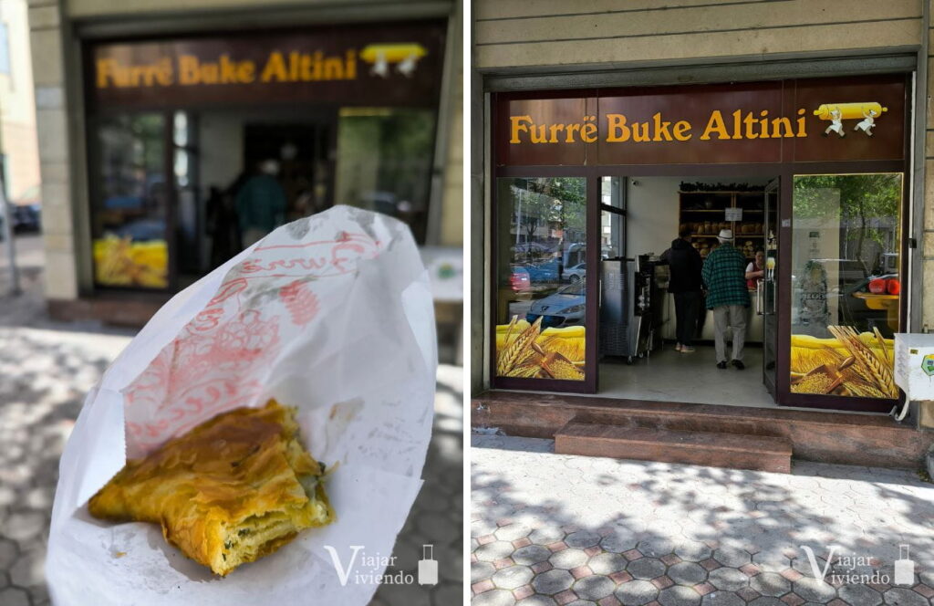 byrek de una panaderia de vlore