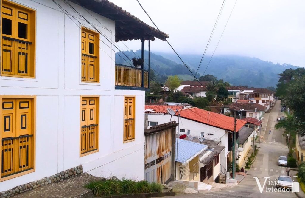 calles de salento con cuestas